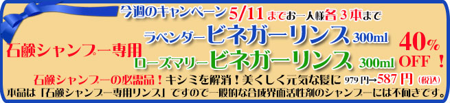 オーガニック化粧品手作り無添加石鹸アンティアン260507キャンペーンバナー