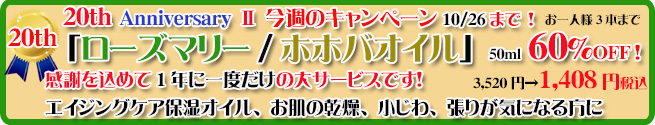 オーガニック化粧品手作り無添加石鹸アンティアン261020キャンペーンバナー
