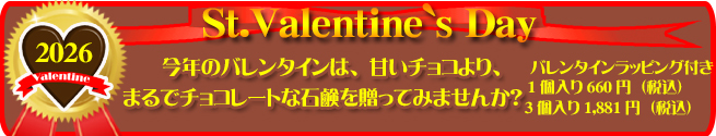 手作り石鹸アンティアン2026バレンタイン用手作りチョコレート石鹸セットバナー