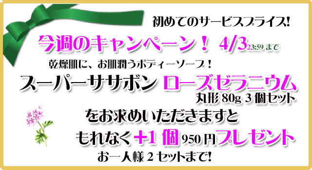 オーガニック化粧品コールドプロセス石鹸手作り無添加石鹸アンティアンシャンプーバー230328キャンペーンtop
