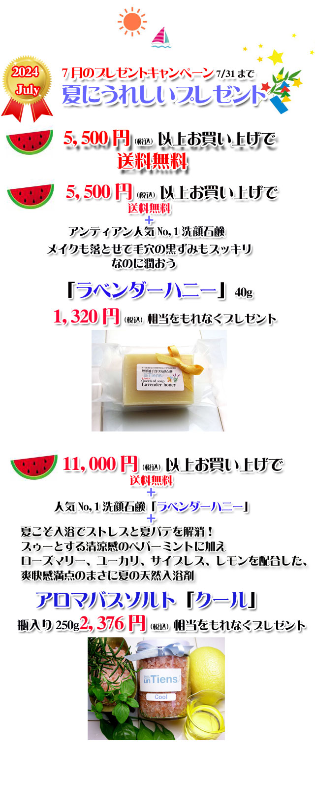 手作り石鹸アンティアン2407キャンペーンcopy