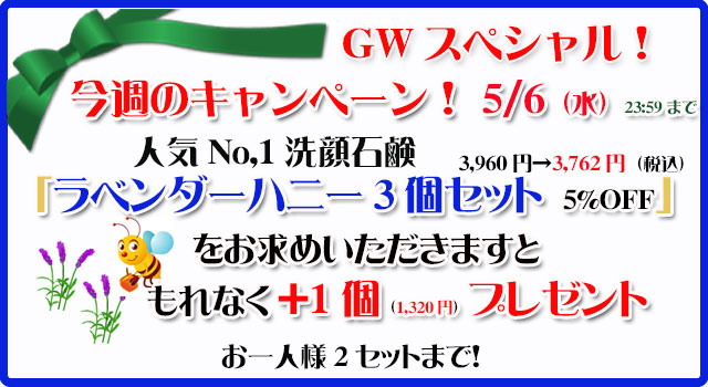 オーガニック化粧品手作り無添加石鹸アンティアン260428キャンペーンtop