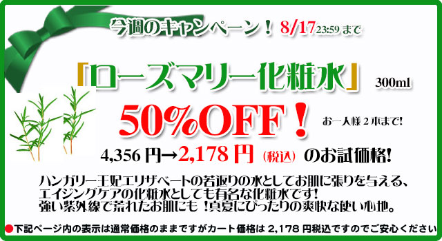 オーガニック化粧品手作り無添加石鹸アンティアン260811キャンペーンtop