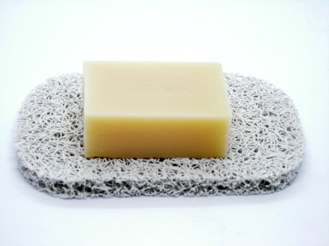 オーガニック化粧品コールドプロセス石鹸手作り無添加石鹸アンティアンソープセーバーラベンダーハニー写真